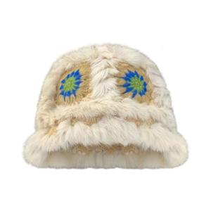 Handmade Knit Mũ tai bèo hoa Cho Phụ Nữ Dệt Hoa Sang Trọng Mũ tai bèo mềm Hat Dành Cho Người Lớn Thanh Thiếu Niên Mùa Đông mũ thủy thủ