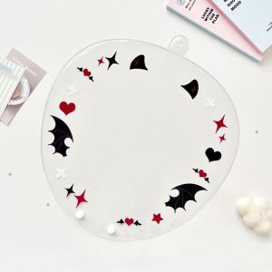 NOBLELUX Clear Picket Fan Cover Dustproof Portable Uchiwa Fan Sleeve PVC Hand Fan Protector Cover Idol Concert Fans