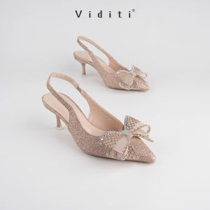 Viditi Natasha Sling Back Heels 6 cm // Shoes // Sepatu Import Wanita // Hak Tinggi // Tali Belakang // Wedding // Wisuda // Seserahan // Hangout // Nikah // Sangjit // Prewed