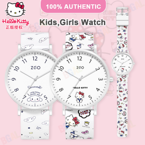 (With Box/42mm)100% Authentic Sanrio Hello Kitty Watch for Girls Quartz Watch Waterproof Shocproof Shockproof Birthday Gift Cinnamoroll 1301