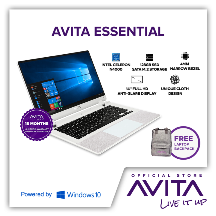 Lazada Laptop Avita Essential Avita Essential Laptop 14 Celeron
