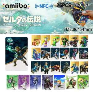 🔥【SG Ready Stock】🔥 38Pcs The Legend of Zelda Tears of the Kingdom Switch Amiibo NFC Linkage Card