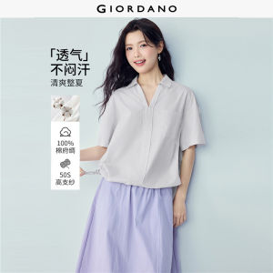 Giordano Women Women Shirt - Non-Elastic Free Shipping 05346486