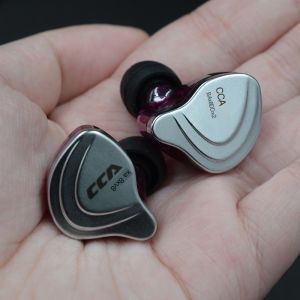 CCA C10 Ten-Driver Hybrid HIFI In-Ear Earphones Heavy Bass Gaming High-Fidelity Sound