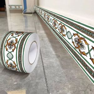 BESTITIT 5/10 Meter Wall Base Thickened Self Adhesive Wall Sticker Fashion Anti-collision Decoration Strips Living Room