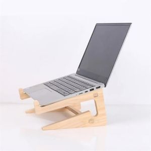Universal Wooden Laptop Holder Detachable Base Stand Computer Cooling Bracket Suitable For Notebook Laptop Tablet 10-17 Inchs2026