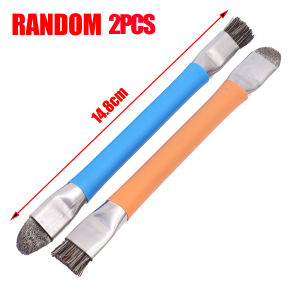 2Pcs Anti-Static ESD Safe Double Headed Brush Circuit Board Repair for IC Chip PCB Welding Mobile Phone/Computer Mainboard Cleaning