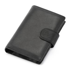 Genuine Leather Men Retro Wallet New Short Card Holders Top Layer Cowhide Men Purse Coin Pocket Leather Zipper Men Money Clips2026