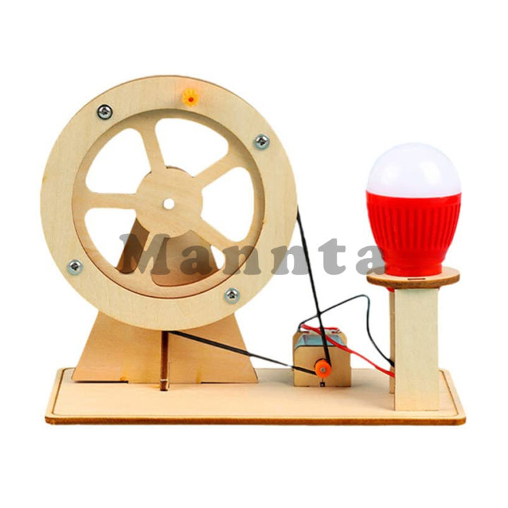 PATIKIL DIY Generator Motor Kit - 2 Pack Hand Crank Power Generator For Science Experiments & Education