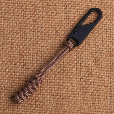 KLOMKZ Detachable Zipper Sliders Wear-resistant Durable Zipper Replaceable Accessories Creative Umbrella Rope Woven Pull Rope Outdoor