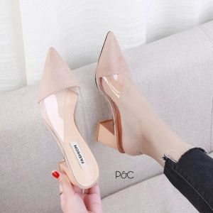 High Heels V Mika Hak 5 cm Hils Wanita Terbaru Terlaris Bisa COD