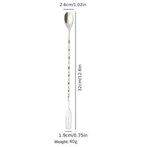 26/32inches 304 Stainless Steel Stirring Spoon bar Cocktail stick Milk Tea Stirrer milktea supplies