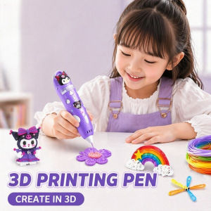 Sanrio 3D Printing Pen Rechargeable Kids Low Temperature Smart Graffiti Toy DIY Set PLA Filament