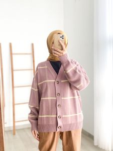 MITCHEL KNIT CARDIGAN / KNIT CARDIGAN WANITA / CARDIGAN RAJUT / FLOTTILICIOUS