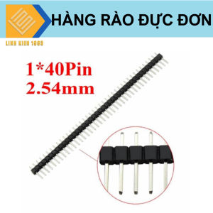 [ 5 CÂY ] Hàng rào đực đơn 1X40pin cao 11.5mm khoảng cách 2 chân 2.54mm
