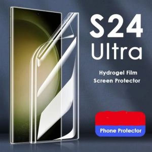 SAMSUNG S24 FE S23 5G SAMSUNG S23+ 5G SAMSUNG S23 ULTRA 5G ANTI GORES HYDROGEL CLEAR BENING DEPAN PLASTIK JELLY SCREEN GUARD PELINDUNG LAYAR SAMSUNG S23 PLUS SAMSUNG S23 +