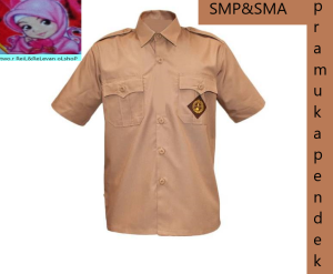 Kemeja Pramuka Pendek SMP-SMA