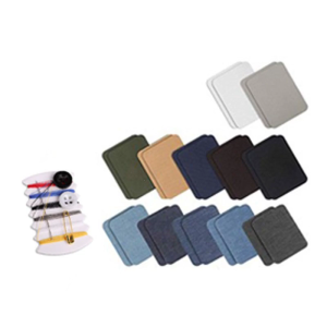 Multiuse Elbow And Knee Patches 18/12 Solid Color Iron Twill Cloth Patches For Easy Clothing Repair And Personalization