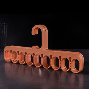【Free Shipping】Multi-functional Eco-friendly 9 Holes Clothes Hanger Strong Bearing Clothes Storage Rack Holder Hook Home Organizers