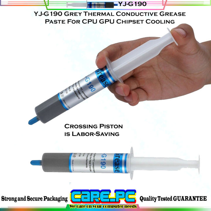 Thermal paste YJG190 Grey For CPU GPU Chipset Cooling Lazada PH