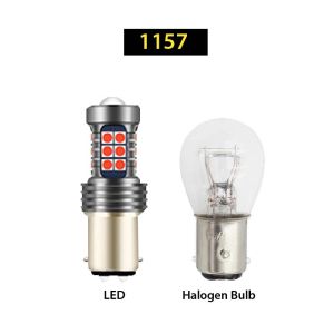 (TOYOTA) Yaris 1PC 27LED Car Brake Light Bulb 1157/P21-5W T20/7443 Non-flash Flash (Strobe 3 Times & Constant)