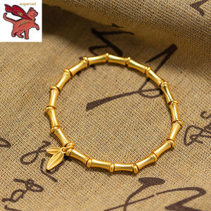 bracelet women jewellery 916 gold bamboo bracelet womens niche personality fashion bracelet jewelry