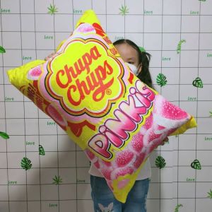 GỐI ÔM NGỦ HÌNH BÁNH SNACK SIZE LỚN VẢI NHUNG MỊN GỐI NẰM NGỦ DỄ THƯƠNG CHO BÉ