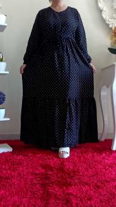 Gamis Rayon Polkadot Ld 120cm by Quinjaya