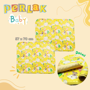 Perlak Bayi uk 57 x 70 cm / Alas Ompol Jumbo Waterproof Anti Air Rembes Tebal Bahan Karet Tidur Perlengkapan Newborn kiosbalitafawa