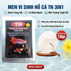 Men Vi Sinh Làm Trong Nước TN1A (10g) - Phân Hủy Thức Ăn Thừa Xử Lý Nước Hồ Cá Cảnh
