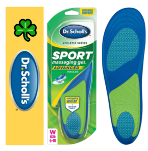 ☘️Dr. Scholl’s SPORT Women 6-10 Insoles | Superior Shock Absorption and Arch Support to Reduce Muscle Fatigue and Stress on Lower Body Joints | Packaging may vary