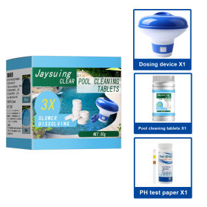 Jaysuing Que Thử Giấy Kiểm Tra PH Hồ Bơi Dải Kiểm Tra Độ Cứng Kiềm Có Giá Trị Clo Dư Dụng Cụ Kiểm Tra PH Phụ Kiện Máy Làm Sạch Hồ Bơi