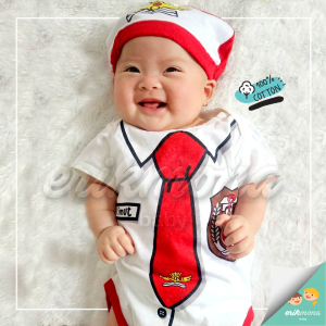 baju bayi jumper bayi lucu seragam sekolah SD
