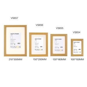 Deli Vusign 5PCS Picture Frame 4R / 5R / 6R / A4 Size Wall Decor Table Display Stand with Bracket