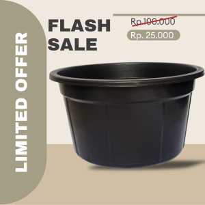 PROMO TERMURAH! bak mandi plastik JUMBO/ Bak kamar mandi jumbo 45 liter / Jolang Jumbo/ baskom Besar