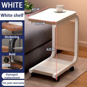 Coffee Side Table Coffee Table Simple Movable Living Room Sofa Bedside With Wheel Tea Nordic Luxury Bedroom Small Table