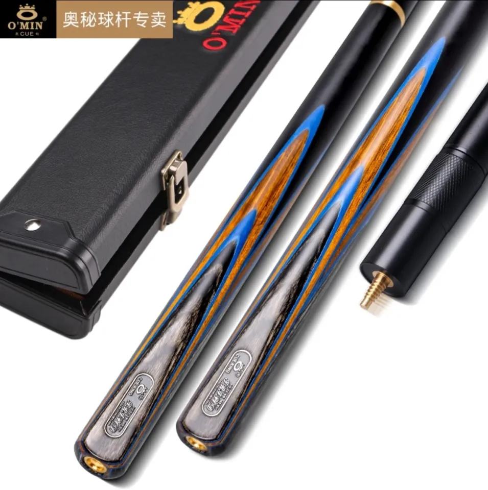 Omin Outlaw Hero Handmade Snooker Cue 9.5mm Tips with Hard Case