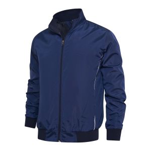 Áo Khoác Nam Bomber Lamando 2 Lớp Dày Dặn Chất Vải Dù Gió Mềm Mại Thoáng Mát AK06