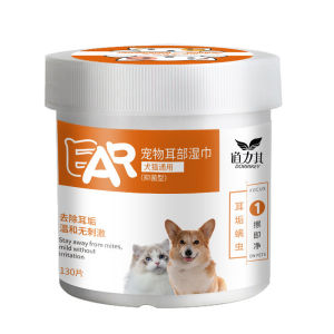 130pcs Dog Eye Wipes for Cat Eye Cleaner Pet Wet Wipe Stain Remover Wipes Dog Cat Eye Cleaning Wipes  Tissue Aloe Wipes