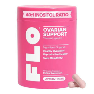 Hormone Balance & Cycle Support Vitamins by FLO: Supplement for Women with Myo-Inositol & D-Chiro-Inositol (0:1 Ratio) DIM and Folic Acid