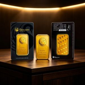 【discount store】50 Grams Australia Gold Bar Series Seal Packaging With An Independent Serial Number Brass Core Fake Gold Block Craft Collection