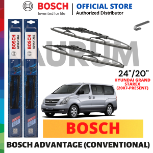 Bosch Advantage Wiper Blade set for Hyundai Grand Starex 2007-Present (24/20) 2pcs