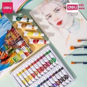 Màu nước dạng tuýp Gouache 5 màu - Deli C11-5 - VPP Ánh Dương