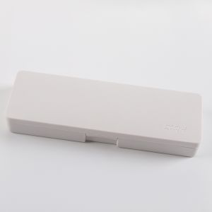 pp frosted plastic large capacity pen box pencil case holder stationery case school supplies