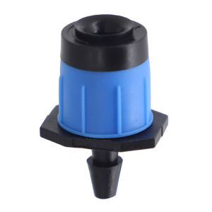 100 ชิ้น สปริงเกอร์หัวสีฟ้า หัวน้ำหยด สปริงเกอร์ ละอองน้ำรอบทิศทาง และปรับความแรงน้ำได้ Dripper สําหรับระบบรดน้ํา