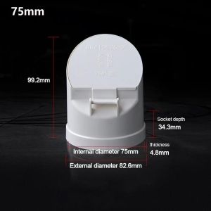 LITUILI Ống Thoát Nước PVC Mũ ống đi mưa Ống nước thải Dung tích lớn Vỏ chống chuột Đa chức năng Bể tự hoại Vỏ chống mùi Van ống ngoài trời