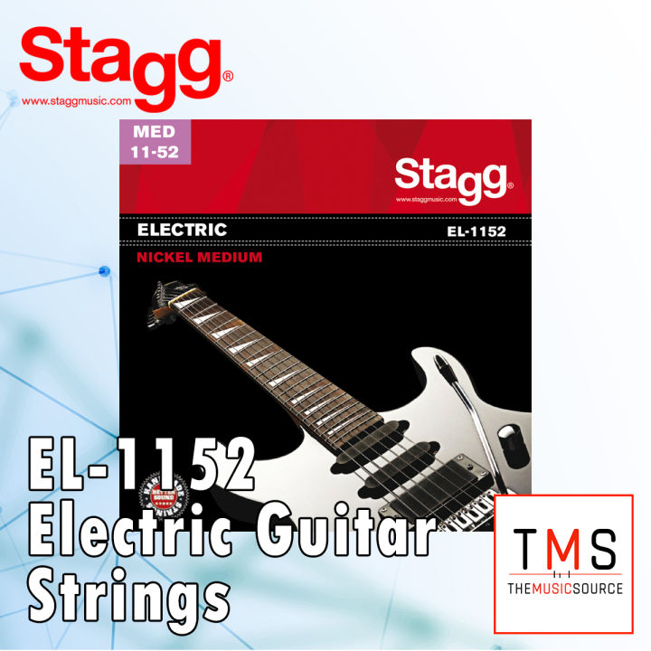 String El Station STAGG EL-1152 Nickel plated steel set of strings for electric guitar ...