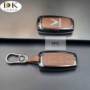 Ốp Chìa Khóa hợp kim cao cấp xe Vinfast VF3 VF5 Limo green