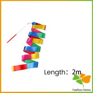 FASHION 2 เมตร 3.6 เมตร ริบบิ้น มาพร้อมก้านจับ ออกกำลังกาย ริบบิ้น ยิมนาสติกลีลา Dancing Ribbon