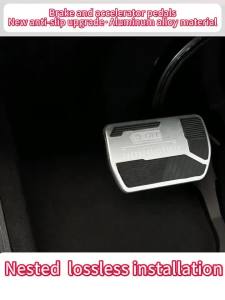 Kail For Mazda3 BM BN BY 2014~2025 2015 AT Car Foot Pedal Pads Covers Brake Gas Pedal Aluminum Alloy Non-slip Rest Pedal Accessories 4P7H5